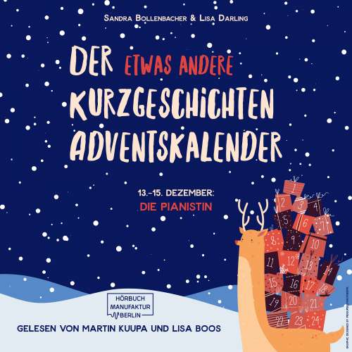 Cover von Sandra Bollenbacher - Der etwas andere Kurzgeschichten Adventskalender - Türchen 13 - Die Pianistin (Teil 1)