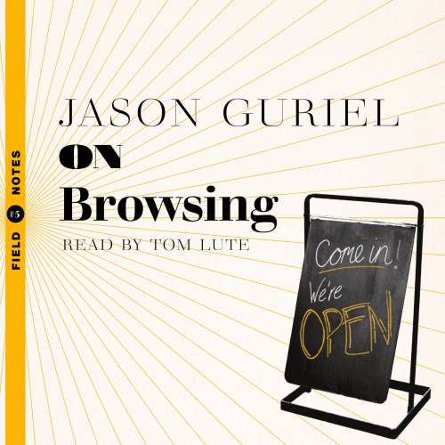 Cover von Jason Guriel - On Browsing