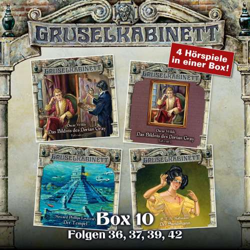 Cover von Gruselkabinett - Box 10 - Folgen 36, 37, 39, 42