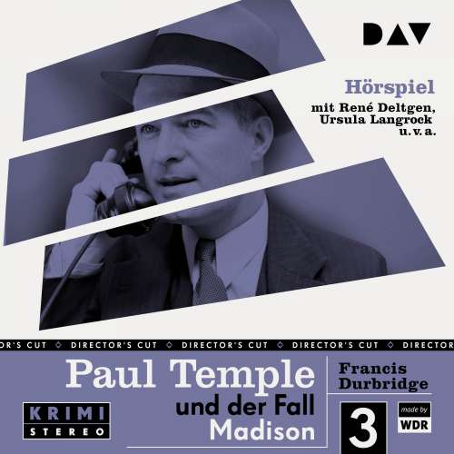 Cover von Francis Durbridge - Paul Temple und der Fall Madison (Original-Radio-Fassung)