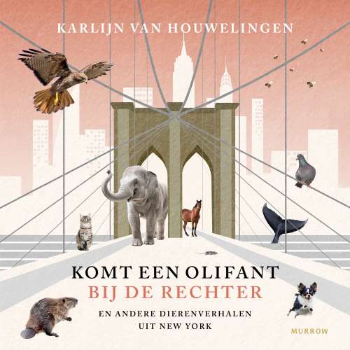 Cover von Karlijn Houwelingen - Komt een olifant bij de rechter - En andere dierenverhalen uit New York