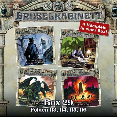 Cover von Gruselkabinett - Box 29 - Folgen 113, 114, 115, 116
