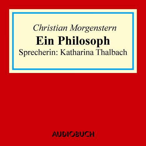 Cover von Christian Morgenstern - Ein Philosoph
