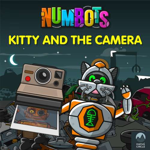 Cover von Tor Caldwell - NumBots - A story about teamwork and the importance of asking for help. - Kitty and the Camera