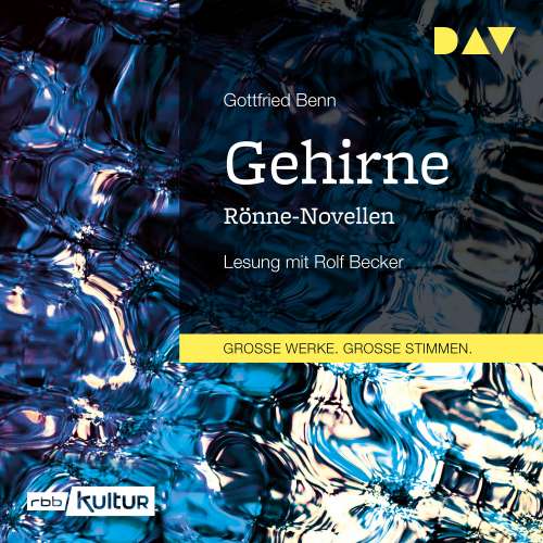 Cover von Gottfried Benn - Gehirne. Rönne-Novellen