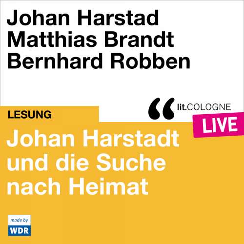 Cover von Johan Harstad - Johan Harstad und die Suche nach Heimat - lit.COLOGNE live