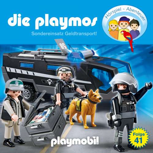 Cover von Die Playmos - Das Original Playmobil Hörspiel - Folge 41 - Sondereinsatz Geldtransport!