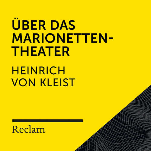 Cover von Reclam Hörbücher - Kleist: Über das Marionettentheater (Reclam Hörbuch)