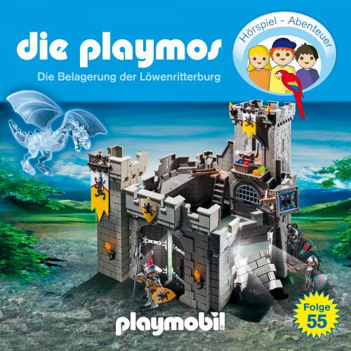 Cover von Die Playmos - Das Original Playmobil Hörspiel - Folge 55 - Die Belagerung der Löwenritterburg