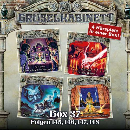 Cover von Gruselkabinett - Box 37 - Folgen 145, 146, 147, 148