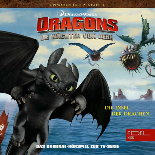 Cover von Dragons - Die Wächter von Berk - Folge 12: Die Insel der Drachen / Ein geheimnisvoller Tunnel (Das Original-Hörspiel zur TV-Serie)