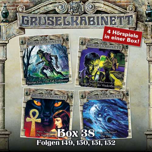 Cover von Gruselkabinett - Box 38 - Folgen 149, 150, 151, 152