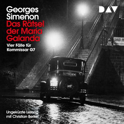 Cover von Georges Simenon - Das Rätsel der Maria Galanda. Vier Fälle für Inspektor G7
