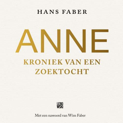 Cover von Hans Faber - Anne - kroniek van een zoektocht