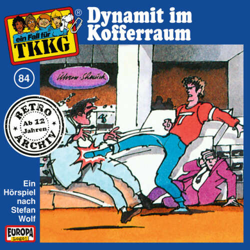 Cover von TKKG Retro-Archiv - 084/Dynamit im Kofferraum