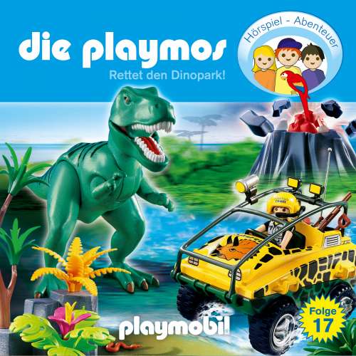 Cover von Die Playmos - Das Original Playmobil Hörspiel - Folge 17 - Rettet den Dinopark!