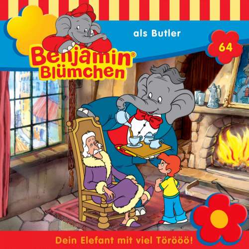 Cover von Benjamin Blümchen -  Folge 64 - Benjamin als Butler