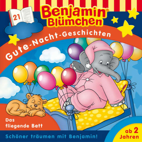 Cover von Benjamin Blümchen - Gute-Nacht-Geschichten - Folge 21: Das fliegende Bett