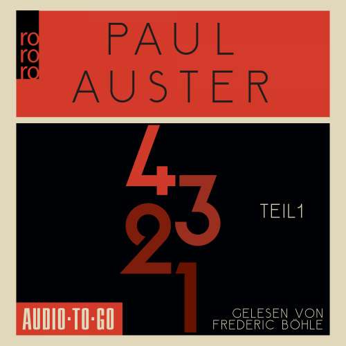 Cover von Paul Auster - 4 3 2 1 - Teil 1 - Teil 1