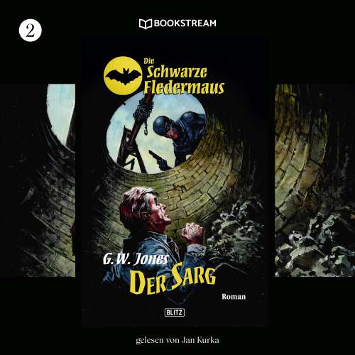 Cover von G. W. Jones - Die Schwarze Fledermaus - Folge 2 - Der Sarg