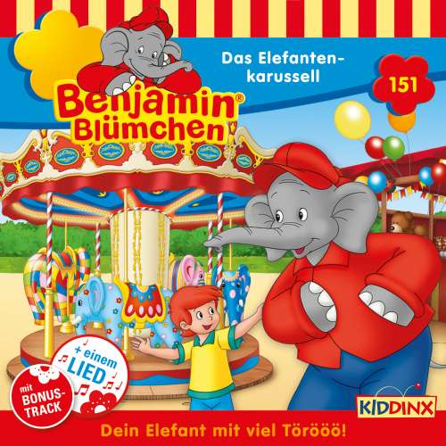 Cover von Benjamin Blümchen -  Folge 151 - Das Elefantenkarussell