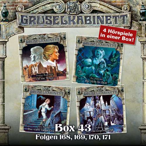 Cover von Gruselkabinett - Box 43 - Folgen 168, 169, 170, 171