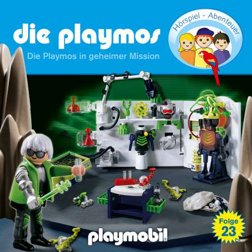 Cover von Die Playmos - Das Original Playmobil Hörspiel - Folge 23 - Die Playmos in geheimer Mission