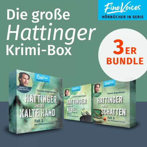 Cover von Thomas Bogenberger - Die große Hattinger Krimi Box - Hattinger und die kalte Hand + Hattinger und der Nebel + Hattinger und die Schatten