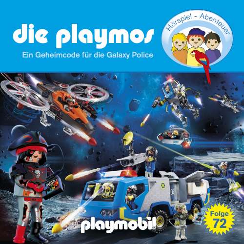 Cover von Die Playmos - Das Original Playmobil Hörspiel - Folge 72 - Ein Geheimcode für die Galaxy Police