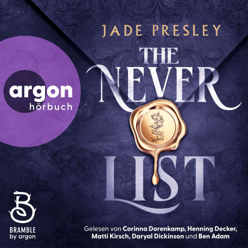 Cover - Jade Presley - Die Legenden des Chaos - Band 1 - The Never List