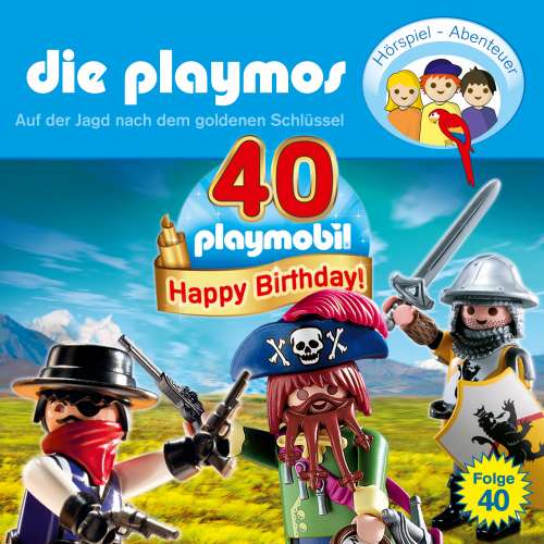 Cover von Die Playmos - Das Original Playmobil Hörspiel - Folge 40 - Auf der Jagd nach dem goldenen Schlüssel