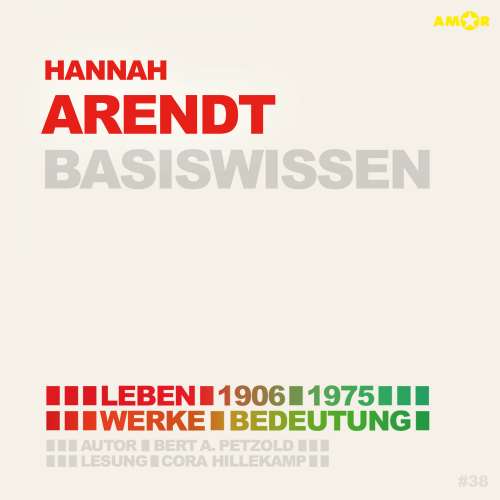 Cover von Bert Alexander Petzold - Hannah Arendt (1906-1975) Basiswissen - Leben, Werk, Bedeutung