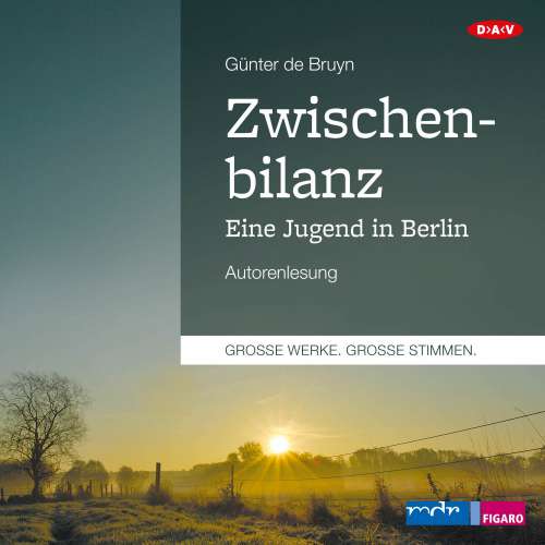 Cover von Günter de Bruyn - Zwischenbilanz. - Eine Jugend in Berlin