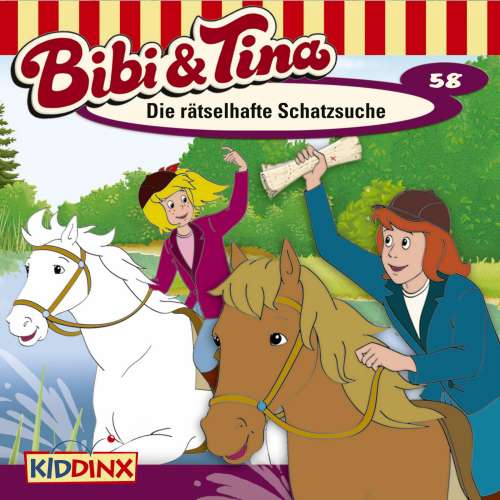 Cover von Bibi & Tina -  Folge 58 - Die rätselhafte Schatzsuche