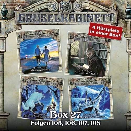Cover von Gruselkabinett -  Box 27 - Folgen 105, 106, 107, 108