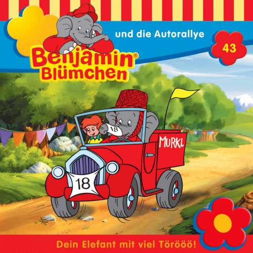 Cover von Benjamin Blümchen -  Folge 43 - Benjamin und die Autorallye