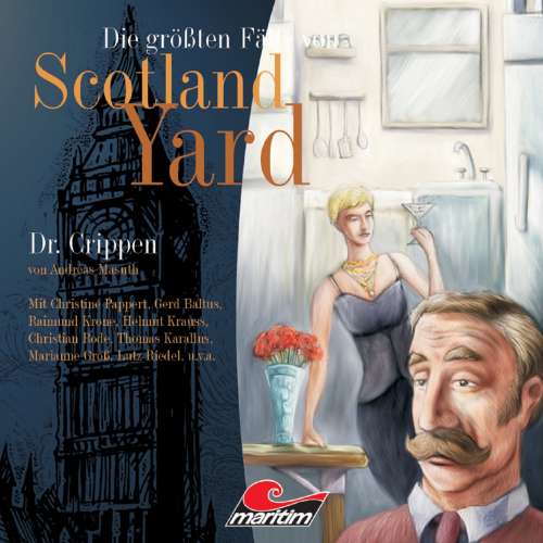 Cover von Die größten Fälle von Scotland Yard - Folge 8 - Dr. Crippen