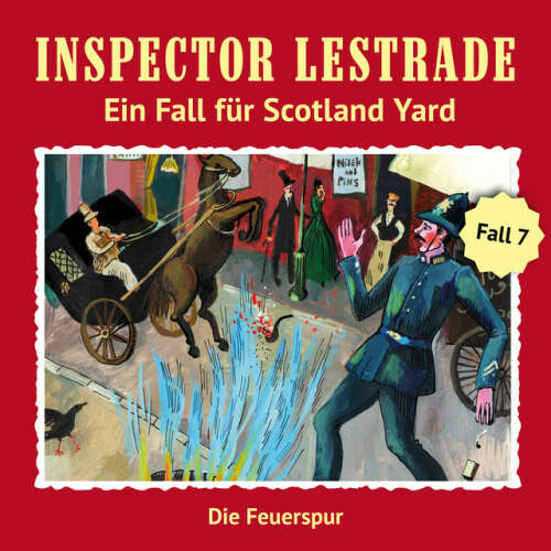 Cover von Inspector Lestrade - Ein Fall für Scotland Yard, Fall 7: Die Feuerspur