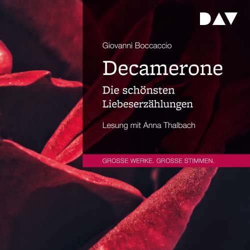 Cover von Giovanni Boccaccio - Decamerone. Die schönsten Liebeserzählungen