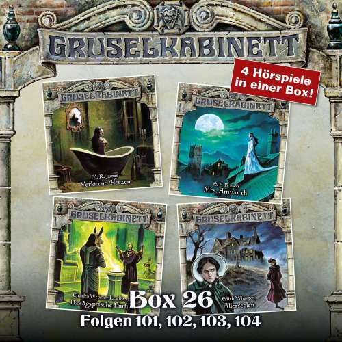 Cover von Gruselkabinett -  Box 26 - Folgen 101, 102, 103, 104