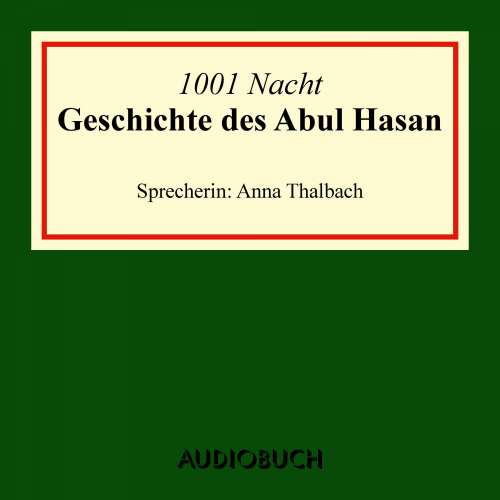 Cover von Diverse Autoren - Die Geschichte des Abul Hasan