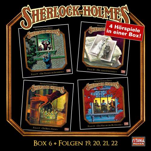 Cover von Sherlock Holmes - Box 6 - Folgen 19, 20, 21, 22