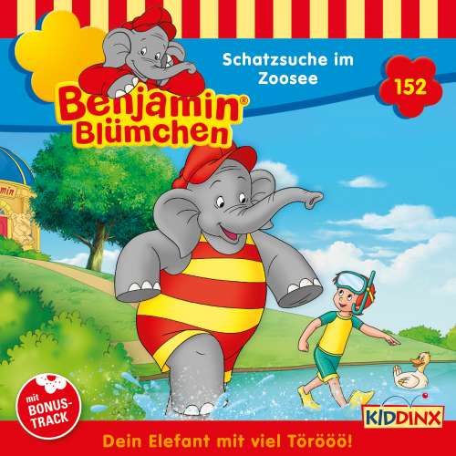Cover von Benjamin Blümchen - Folge 152 - Schatzsuche im Zoosee