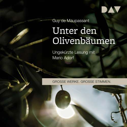 Cover von Guy de Maupassant - Unter den Olivenbäumen