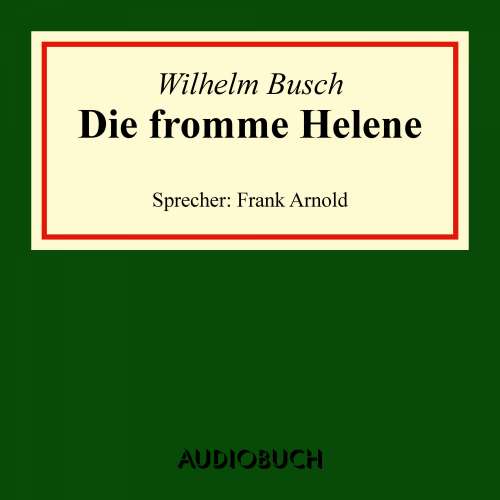 Cover von Wilhelm Busch - Die fromme Helene