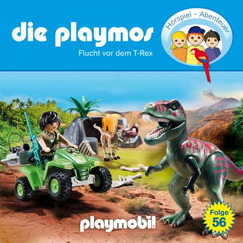 Cover von Die Playmos - Das Original Playmobil Hörspiel - Folge 56 - Flucht vor dem T-Rex