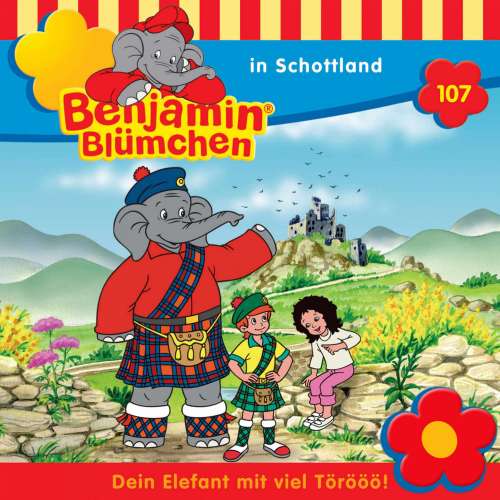 Cover von Benjamin Blümchen - Folge 107 - Benjamin in Schottland