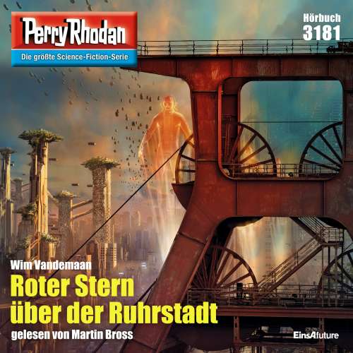 Cover von Wim Vandemaan - Perry Rhodan - Erstauflage 3181 - Roter Stern über der Ruhrstadt