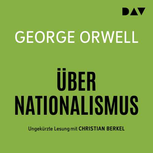 Cover von George Orwell - Über Nationalismus