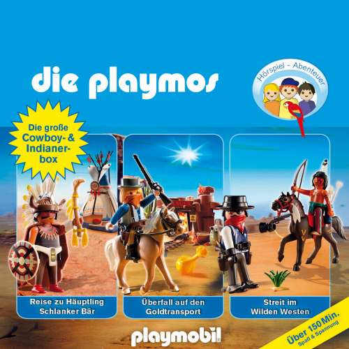 Cover von Die Playmos - Die Playmos - Die große Cowboy und Indianer-Box, Folgen 21, 32, 35